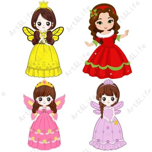 Cute Girl Princess Angel Hot New Metal Cutting Dies Crafts Stencils for Scrapbooking Album Paper Cards Embossing Stamps and Dies
