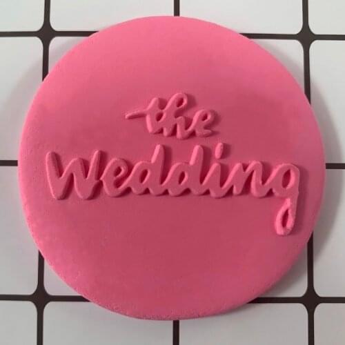 The wedding Cookies Acrylic seal Relief Stamper Mold custom Cake surrounding edge Stamps