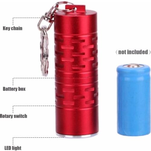 2000LM XML T6 LED Mini Flashlight Keychain Portable Torch Lamp 3-Modes Lantern For CR123A/ 16340 Battery