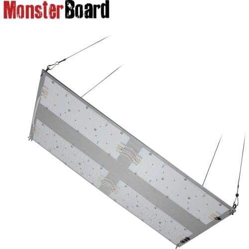 Geeklight 480W Grow Light Bar For Indoor plant,UV IR on & off Dual Switches,Stick To Anywhere,Grow Lamp Plug In Power And Play