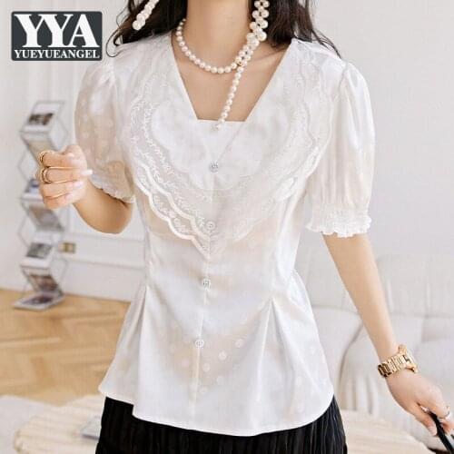 Блузки в горошек YueYueAngel China At AliExpress