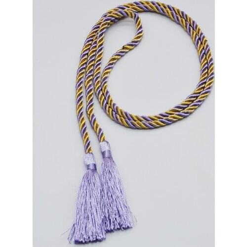 Curtain wholesale home curtain fabric textile strap color tassel accessory rope
