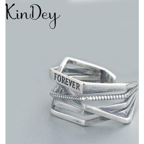 Boho Summer Beach Vacation Knuckle Letter Open Rings for Women Adjustable Finger Ring Charm Jewellery Wholesale Gifts