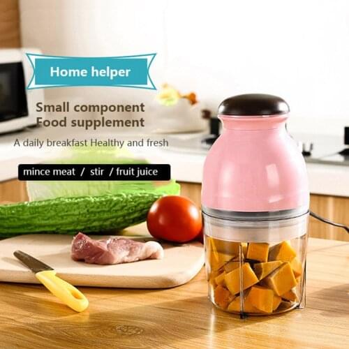 600ML New Domestic Meat Grinder, Multi-Function Juicer, Blender, Baby Food Supplement, Food Processor, Soy Milk Blender