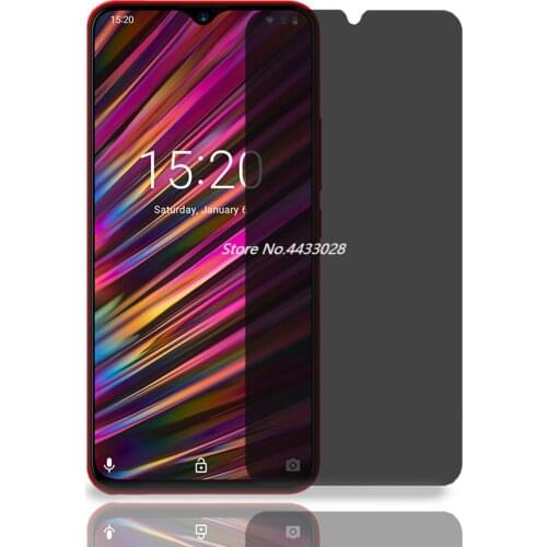 9H 2.5D Privacy Tempered Glass for Elephone A6 Mini Anti Spy Glare Screen Protector for Elephone A6mini Protective Film Glass