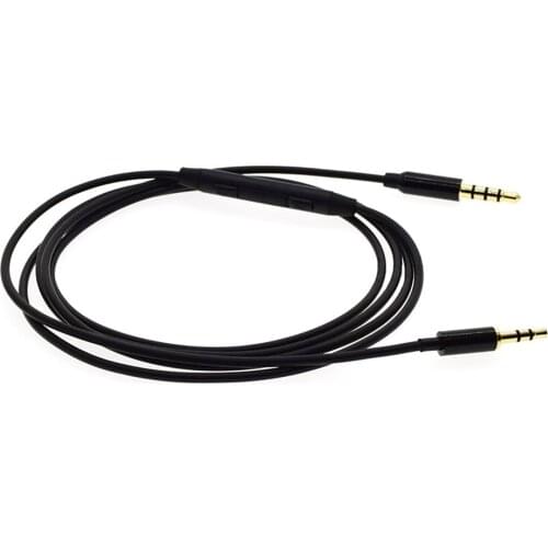 Audio Cable Wire Line with Remote volume Control & Mic for Bowers & Wilkins P5 S2 /P5 /P5 Wireless /P5 Recertified Headphone