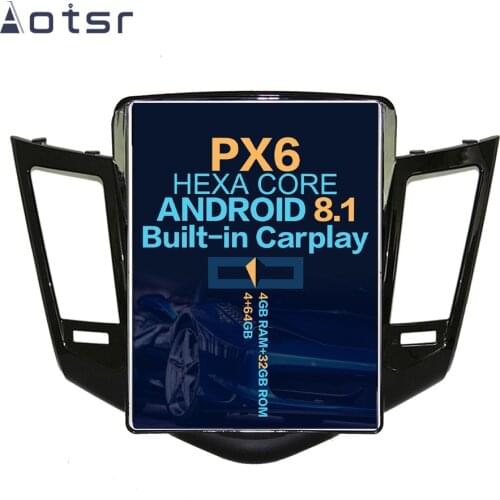 Aotsr Tesla 9.7“ Vertical screen Android 8.1 Car DVD Multimedia player GPS Navigation For Chevrolet Cruze 2008-2012 carplay