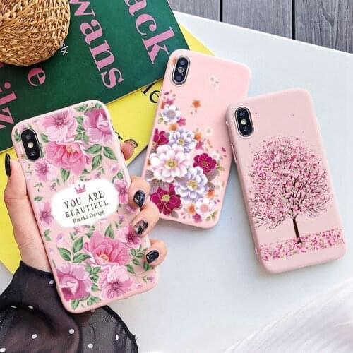 Flower Case For Samsung Galaxy A50 A51 A52 A32 A31 A12 A10 A70 A71 A72 A40 A30 S20 FE S21 S9 S10 Plus S10e Cover Silicone Cases