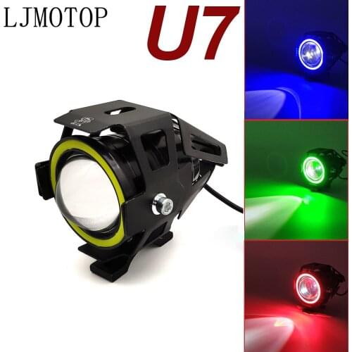 For Suzuki HAYABUSA GSXR1300 GS 1000 550M Katana 500E RG500 v250 Motorcycle Headlight 3000LM Low Beam Flash U7 LED Spotlight