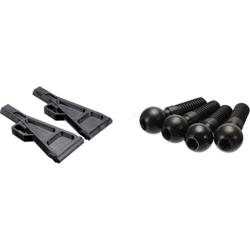 2PCS Down Suspension Arms EA1001 with 4 Pcs Ball Head Screw 8X22mm EA1068 for JLB Racing CHEETAH 1/10 Brushless RC Car