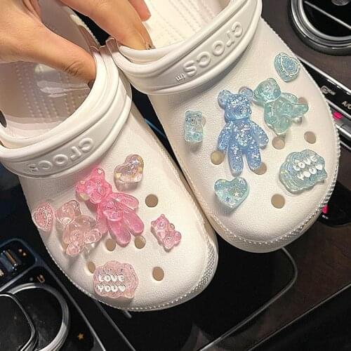 Colorful Cute Cartoon Charms for Crocs DIY Fashion All-match Clogs Shoe Decorations Quality Bundle Croc Charms Designer Hot Sale