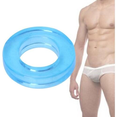 OLO Soft Silicone Cock Time Delay Ring Men Ejaculation Penis Lock JJ Sleeve Adult Sex Toy