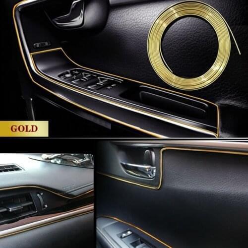 NEW 5M Car Interior Decorate Styling Sticker Accessories For Peugeot 206 207 208 301 307 308 408 407 508 2008 3008 4008 5008