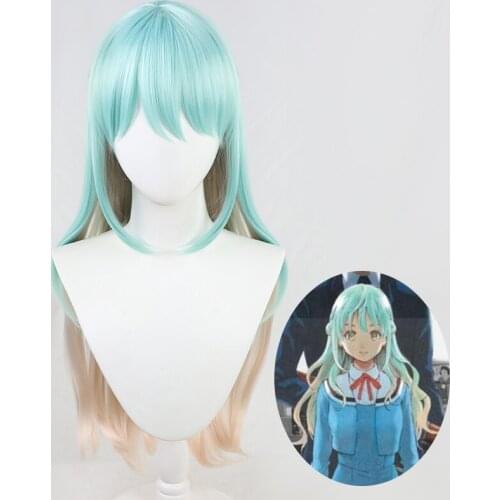 2 Styles Kuon Shinzaki Cosplay Wig High-Rise Invasion Women Long Hair Headwear Halloween Carnival Party Anime Props