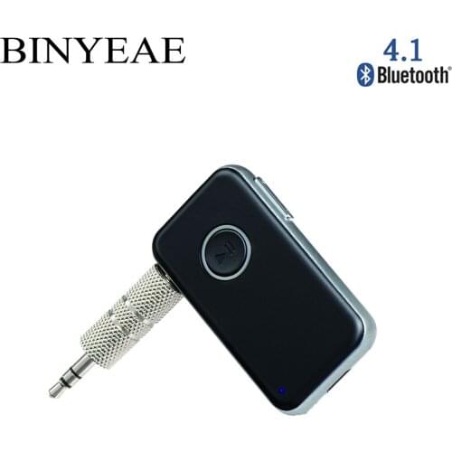 Portable Bluetooth 4.1 Streambot handsfree car Auto kit Wireless Stereo Music Receiver mini Audio Adapter with 3.5mm output