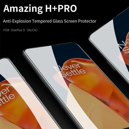 For OnePlus 9 IN/CN NILLKIN Amazing H+Pro Anti Explosion Tempered Glass Screen Protector Clear