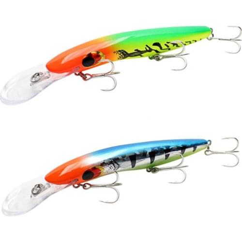 1Pcs 16cm 24.7g Minnow Fishing Lures Diving 8M+ Plastic Wobbler Hard Bait Crankbait Quality Hooks Carp Pike Bass Pesca Swimbait