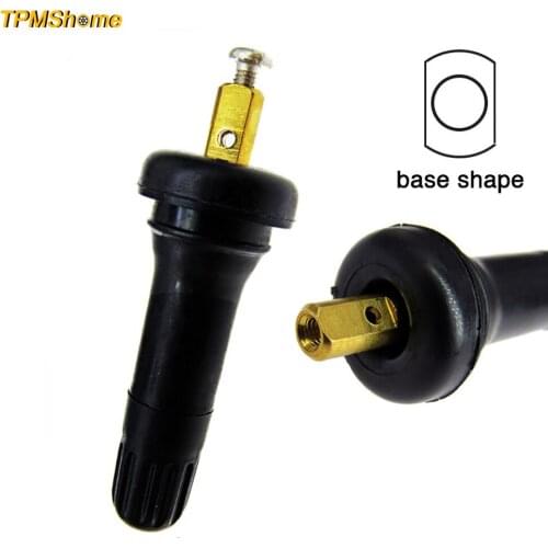100PCS OEM TPMS Tire Pressure Monitoring System Anti-explosion Snap In Rubber Valve Stems For Buick Cadillac Volvo