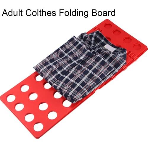 Adult Clothes Folding Board Magic Clothes Folder T shirts Folder Fast and Quick Laundry Storage Organizer Random Color