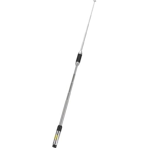 SOONHU SMA Male Telescopic Antenna VHF UHF Dual Band High Gain Antenna Two Way Radio Aerial for Kenwood LINTON PUXING WEIERWEI