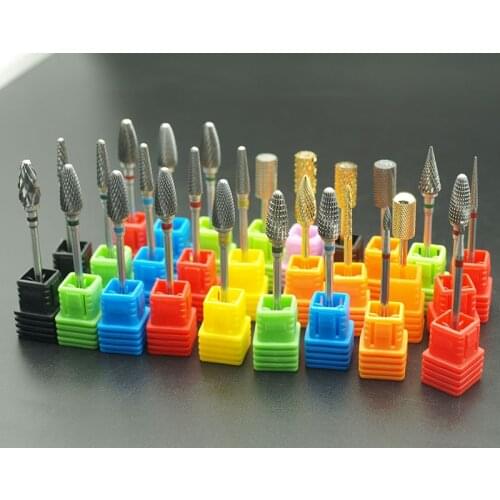 EasyNail 26 Types Super Carbide Nail Drill Bit Electric Drilling Manicure Machine Accessories Nail Tool,Cuticle remover