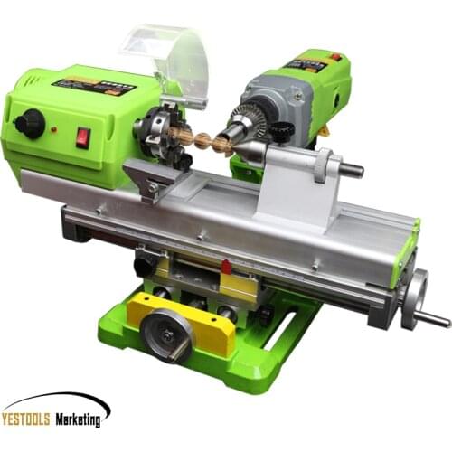 Bead Ball Lathe Beads Making Machine Small DIY Woodworking Bench Drill Micro-Polished Barrel