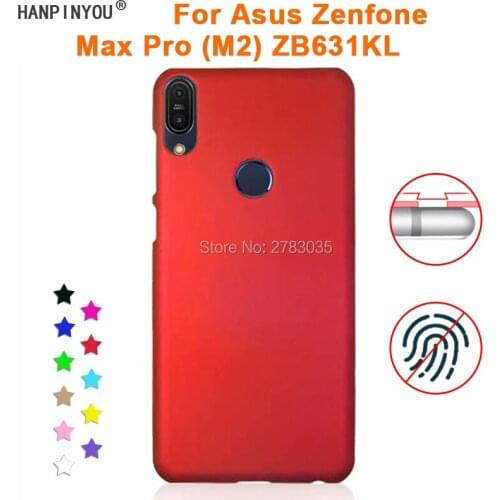 For Asus Zenfone Max Pro (M2) ZB631KL 6.26" New Anti-fingerprint Ultra-thin Smooth Matte PC Case Hard Back Protective Cover