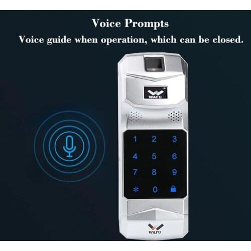 WAFU 011A 019 010 Fingerprint Pad Password Pad adapter Smart lock Fingerpinte voice Prompts Adapter Smart lock keyless access