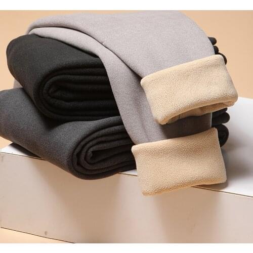 ZJX Winter Warm Mens Long Johns Thermal Underwear Men Leggings Thermos Pants Male Wool Thick Mens Cotton Warm Knee Pants