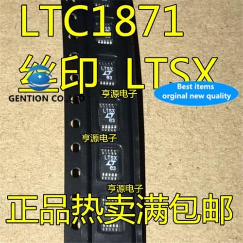 10Pcs LTC1871 LTC1871EMS MSOP-10 LTSX Switch controller chip in stock 100% new and original