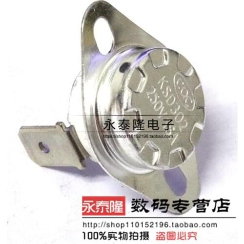 10pcs/Temperature control switch KSD301/KSD302 85 degree 16A 250V Normally closed N.C/Normally open N.O Temperature switch