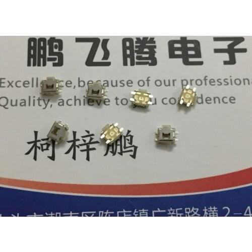 5PCS/lot US C&k PTS840GKPSMTRLFS touch switch 3.5*2.9 small tortoise button patch 4 feet