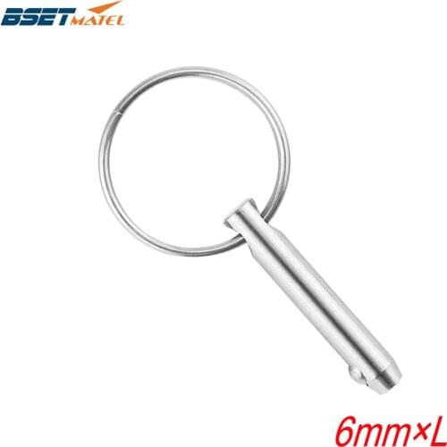 6mm Marine Grade 316 Stainless Steel Quick Release Ball Pin for Boat Bimini Top Deck Hinge Marine hardware Boat Accessories