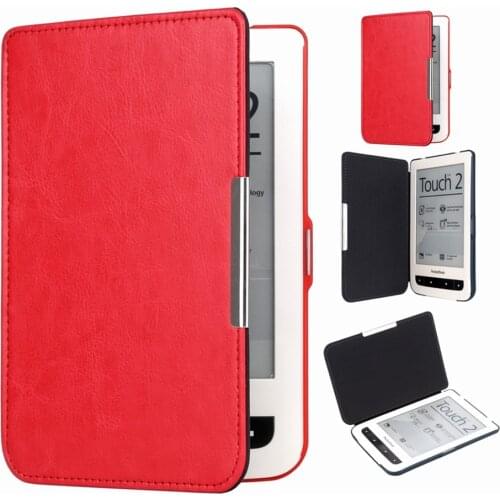 GLIGLE Magnet Case Cover for Pocketbook 614/614 Plus/624/626 Touch Lux2 PU Leather Ebook Shell
