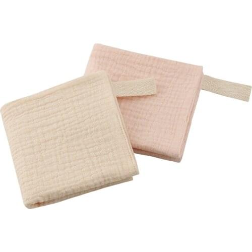 Baby Facecloth Bath Towel Handkerchief Cotton Burp Cloth Soft Absorbent Gauze Kindergarten Washcloth D0AF