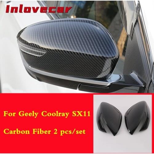 For Geely Coolray SX11 2018 2019 2020 Rear view Mirror styling exterior frame trim cover decoration Car rearview accessories