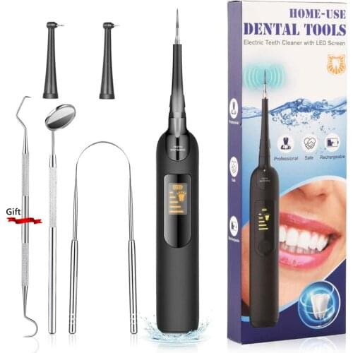 Electric Ultrasonic Dental whitener Scaler Teeth Whitening kit teeth Calculus Tartar Remover Tools Cleaner Tooth Stain Oral Care