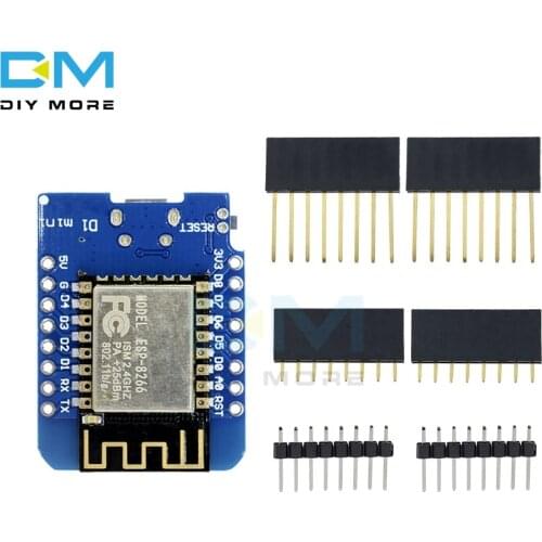 ESP8266 ESP-12 ESP-12F CH340G CH340 V2 V2.0 Micro USB WeMos D1 Mini WIFI Development Board D1 Mini NodeMCU IOT Board 3.3V