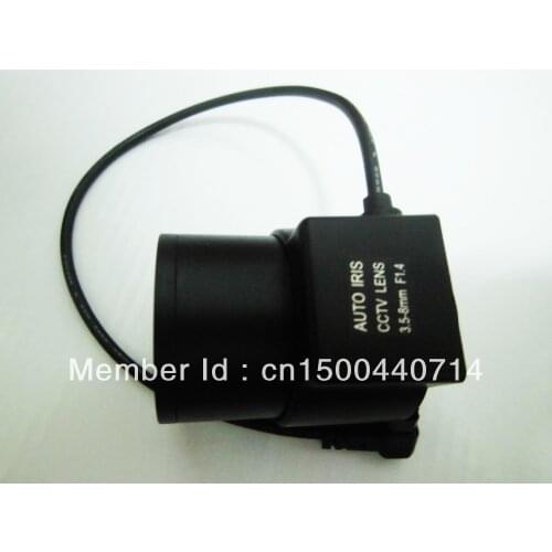 F1.4 1/3 Inch CS Mount 3.5-8mm DC Auto IRIS Manual Zoom CCTV Lens for Camera