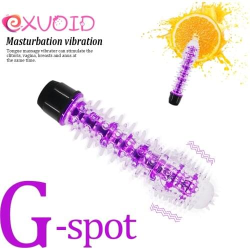 EXVOID Dildo Vibrator Silicone Anal Vibrator Plug Prostate Stimulate Sex Toys for Women Men Multi-speed G-spot Massager