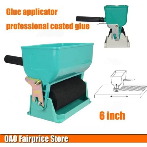 Glue applicator, professional coated glue, roller simple, portable, woodworking glue, flow can be adjusted, 6 inch