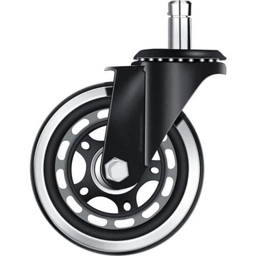 Caster Wheel For Office Heavy Duty Home Office Chair Trolley Furniture Mute Replacement Caster Wheel Durable Strong Load Bearing