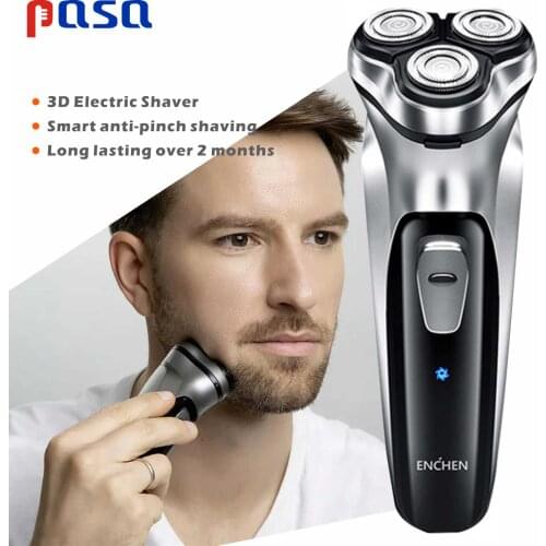 Enchen Electric Shaver Mens Washable Type-C USB Rechargeable Beard Machine Trimmer Cutting Machine for Sideburns
