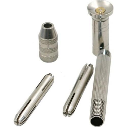 Mini Micro Aluminum Manual Drilling Hand Drill Chuck Twist Micro Bit Repair Tools GQ