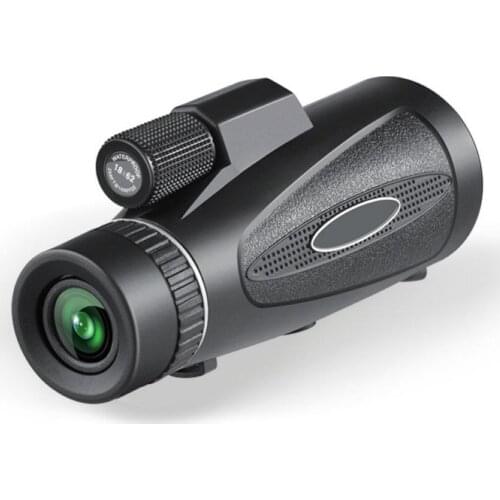 18x62 Portable Optical HD Lens Monocular Telescope with Tripod Mobile Phone Clip