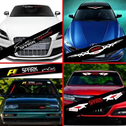 For Chevrolet Spark Car Front Windshield Prevent Sunlight Reflection Stickers Decoration Decals Styling Parts Accessories