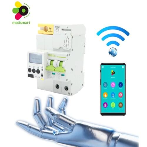 Matis single phase 32a wifi circuit breaker energy monitoring