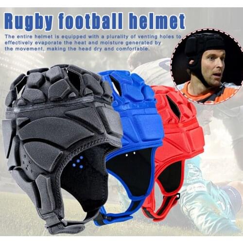 Prefessional Football Soccer Helmet Rugby Scrum Cap Headguard Goalie Hat Head Protector Rugby Scrum Casco de futbol Capacete