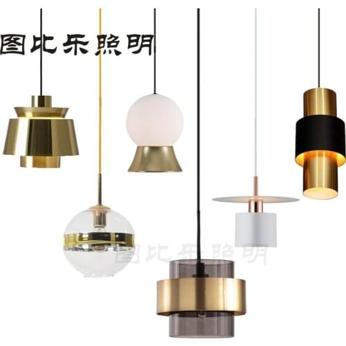 Scandinavian light luxury chandelier simple modern dining room living room coffee shop chandelier corridor porch bar bar bar