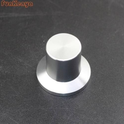 1 piece Diameter 30 Handle Diameter 19 High 26 Knob Aluminum Alloy Solid Knob Volume Potentiometer Audio Amplifier Knob HIFI